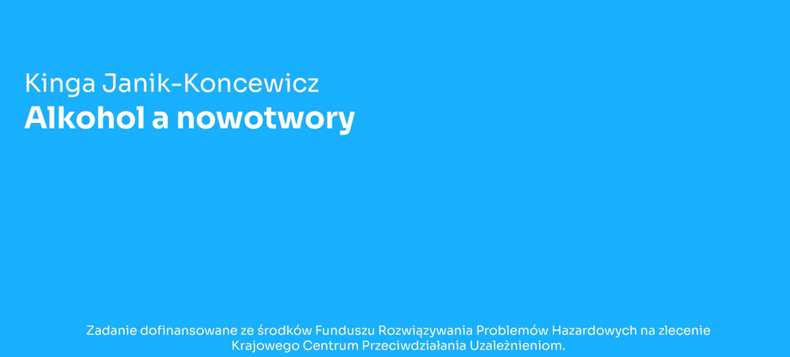 Alkohol a nowotwory